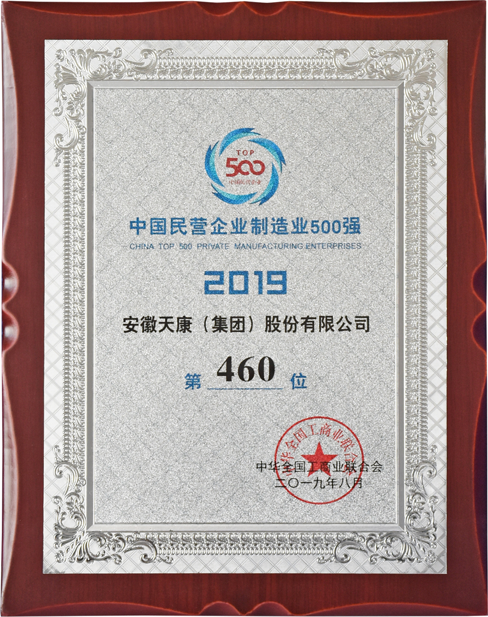 中國民營企業(yè)制造500強